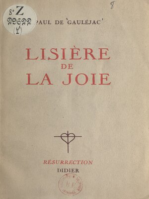 cover image of Lisière de la joie